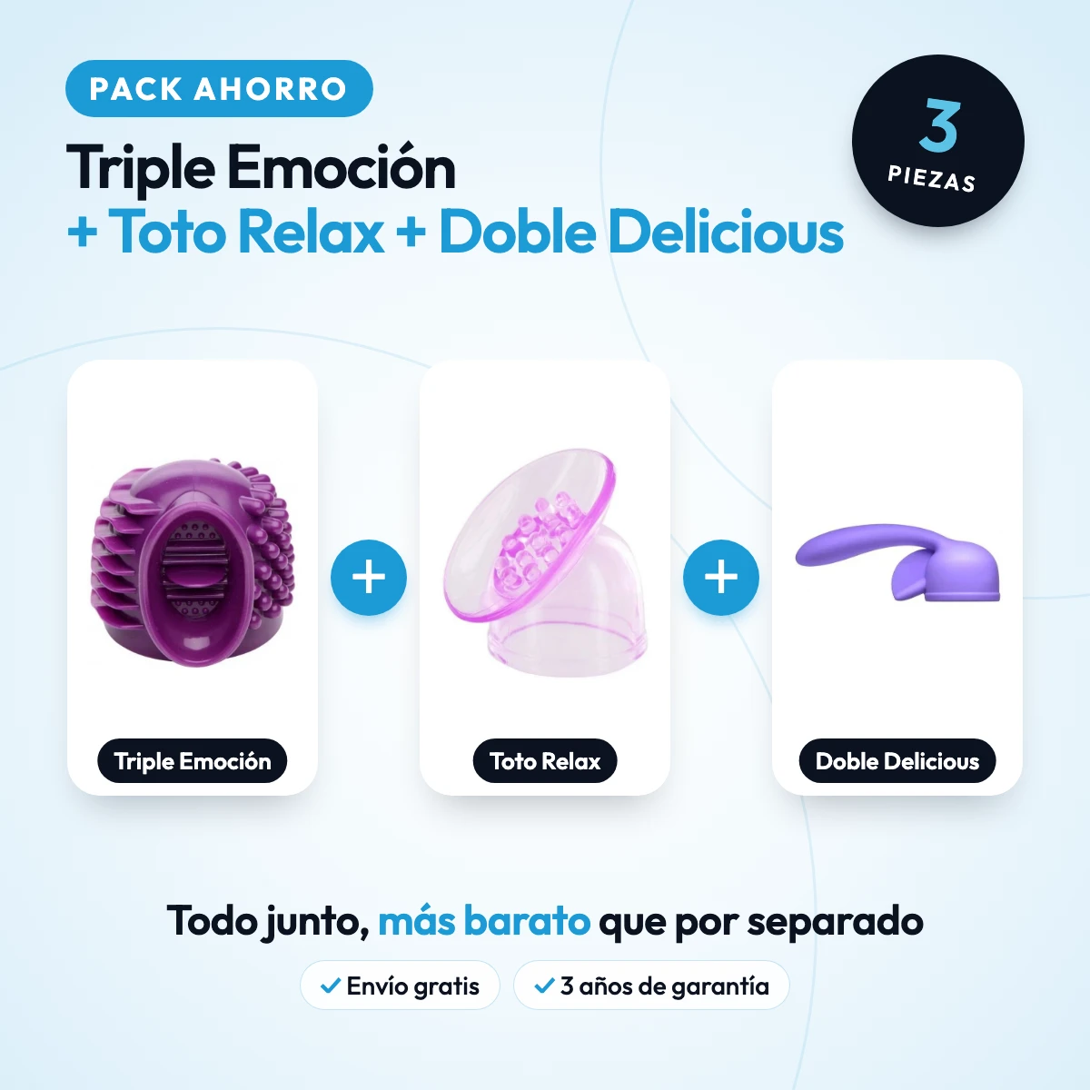 Portada del pack: Pack Sensaciones